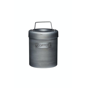 <b>Set</b> Of 3 Galvanized Metal Canisters With Ball Capped Lids Antique Farmhouse Style Kitchen Storage Jars For <b>Coffee</b> <b>Tea</b> And <b>Sugar</b> - Product Image 2