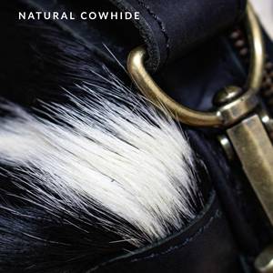 Sac de voyage en cuir véritable, sac de week-end, sac de voyage vintage, fermeture éclair, léger, portable, grande capacité, bagage à main - Product Image 4