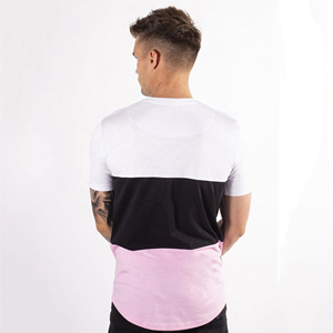 T-shirt de haute qualité pour hommes, léger, 100% coton, couleur personnalisée, vêtements décontractés pour hommes - Product Image 2