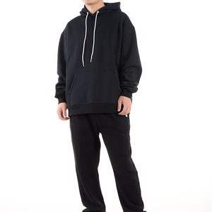 Sweat-shirts à capuche unisexes en coton épais pour l'hiver, chauds et confortables, avec poches, écologiques, vente en gros directe d'usine, logo personnalisé - Product Image 6