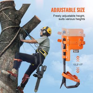 Juego de 1 Par de Púas de Escalada de Acero Aleado, Capacidad de Carga de 350 lb, Arnés de Seguridad, Equipo de Protección para Escalar Árboles - Product Image 6