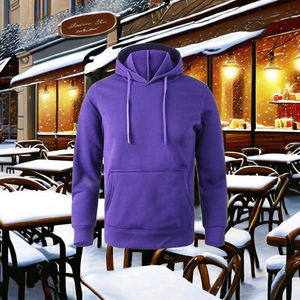 Nouveau 2026 Prix de Gros Hiver Femme Sweat à Capuche Oversize en Polaire Respirant Doublé Uni à Paillettes Haute Qualité - Product Image 6