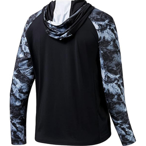 2026 High Quality Custom Design <b>Men's</b> Fishing Hoodie UPF 50+ Anti-UV 50+ Sun Protection Fully Sublimation <b>Printed</b> Quick Dry - Product Image 2