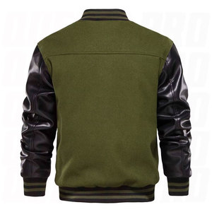 New Letter Man Varsity <b>Jacket</b> Hot Sale Casual Custom <b>Jacket</b> for Men Stand Collar Coat Fashion Menswear Streetwear Outerwear - Product Image 5