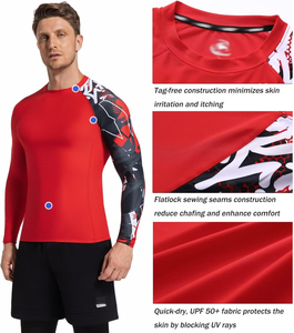Camiseta Deportiva de Manga Larga Personalizada de Secado Rápido para Entrenamiento, Fabricante de Ropa Deportiva, Pedidos al por Mayor - Product Image 3