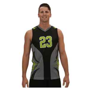 Uniforme de Voleibol Personalizado al por Mayor de la Mejor Calidad, Transpirable, 100% Poliéster, Antibacteriano, con Impresión Digital - Product Image 1