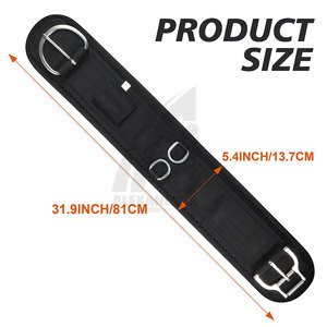 Mejor Precio: Cincha de Equitación Inglesa con Hebilla de Acero Inoxidable, Antideslizante y Ajustable, Fabricada por Alexandria Industries - Product Image 2