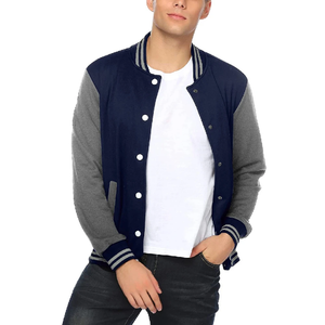 Corduroy Winter Mandarin Collar <b>Varsity</b> <b>Jacket</b> with Front Logo Custom Men's <b>Vintage</b> Design Manufacturer Wholesale - Product Image 1