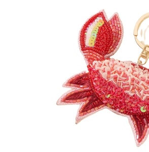 Premium Handmade Embroidery <b>Keyring</b> with Glass Seed Bead Artwork Creative Handmade Glass Seed Beads Keychain for Fashion Styling - Product Image 3