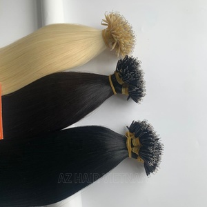 Extensiones de cabello alineado con cutícula virgen 100% al por mayor precio de gran negocio para la fabricación popular de cabello Nano Tip - Product Image 4