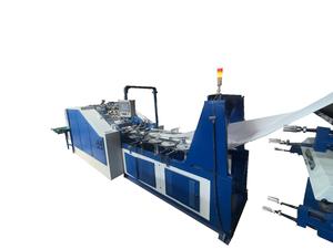 เครื่องขึ้นรูปถุงกระดาษคราฟท์มอเตอร์สองสีอัตโนมัติเครื่องผลิตถุงพลาสติกด้านล่างสี่เหลี่ยมมีอุปกรณ์เสริม - Product Image 4