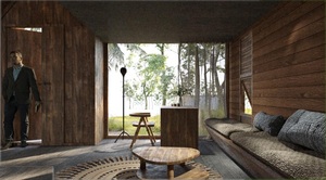 Edificios de Bambú de Diseño Moderno, Bungalows N4, Villa Estilo Boho, Lo Mejor de Vietnam, Nuevas Casas Prefabricadas Industriales de 40HC y 43 m² - Product Image 3