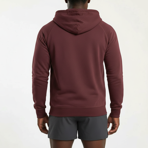 Men's Workwear Full Zip Hoodie Soft Fleece Professional Look Custom Logo Patch Bulk Order OEM Wholesale Manufacturer - Product Image 2
