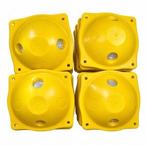 République Dominicaine – Marqueur routier réfléchissant en plastique rond type œil de chat pour chaussée - Product Image 1