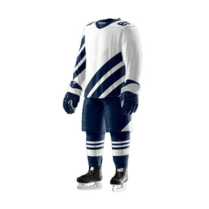 Uniforme de Hockey sobre Hielo con Diseño Innovador, 100% Poliéster, Logotipo Personalizado, Transpirable, Conjunto de Pantalones Cortos Deportivos de Alto Rendimiento - Product Image 3