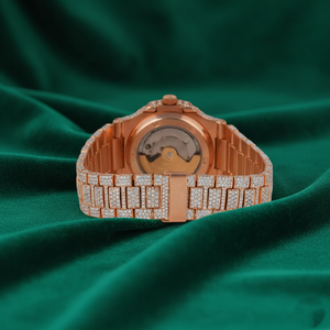 Reloj de Diamantes Moissanite Totalmente Cubierto de Piedras, Regalo de Cumpleaños de Lujo para Hombre, Reloj VVS Hip Hop Bling - Product Image 4