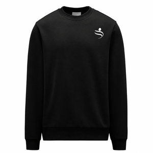 Créez votre propre sweat-shirt noir à col rond pour homme, coupe classique, manches longues, marque privée, OEM, ODM, fabricant en gros - Product Image 6
