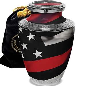 โกศโลหะสวยงามสำหรับบรรจุอัฐิมนุษย์ เหมาะสำหรับตกแต่งบ้านหรือห้องเก็บอัฐิ  โถเผาศพโลหะคุณภาพสูงที่เป็นที่ต้องการอย่างมาก - Product Image 1