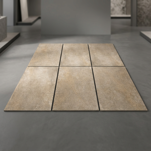 Losas de Porcelana para Exteriores de 2 cm de Grosor, 60x60 cm, Baldosas de Cerámica Resistentes para Pisos Exteriores, Adoquines de Piedra de Nogal - Product Image 5