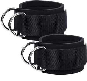 Sangles de soutien de cheville en néoprène antidérapantes et flexibles pour hommes et femmes, idéales pour la musculation, le fitness et les entraînements en salle de sport - Product Image 1