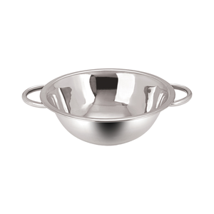 ชามสแตนเลสอเนกประสงค์พร้อมหูจับด้านข้าง ชามผสมอาหารลึกสำหรับทำอาหาร ใส่อาหาร และข้าว ชามโลหะมีหูจับ - Product Image 1