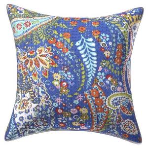 Handmade Cotton Kantha <b>Cushion</b> <b>Covers</b> New Arrival Traditional Sofa Home Decoration with Zipper Closure for Hotel Use - Product Image 1