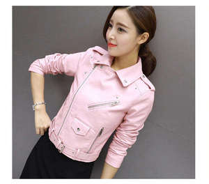 OEM Factory Price Women's Suede Leather Jacket Casual Jacket Private Label Bulk Supply Worldwide - Product Image 4