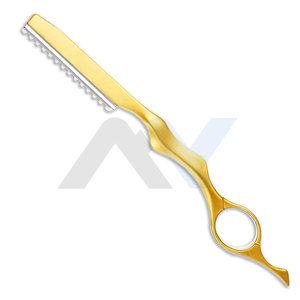 Rasoir professionnel en métal de 7 pouces pour la coupe des cheveux, rasoir de coiffure de qualité supérieure, pour les stylistes de salon, utilisation à domicile, couleurs personnalisables, logo laser - Product Image 1