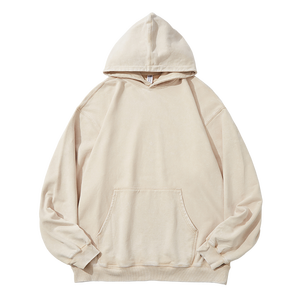 Sweat à capuche personnalisé vintage délavé, coupe oversize, style streetwear, en molleton épais, unisexe, fabricant de vêtements - Product Image 4