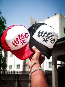 Wholesale Custom <b>Flat</b> Brim Trucker Hats Embroidered Mesh Baseball <b>Caps</b> Contrast Color Outdoor Golf <b>Caps</b> for <b>Men</b> - Product Image 2