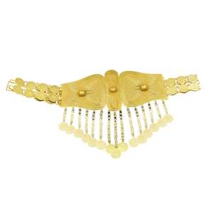 Wholesale 14K18K24K Micron Gold Turkish Kurdish Women <b>Belt</b> with Arab Middle East Coin <b>Chain</b> for Festival Wedding Costume Jewelry - Product Image 1