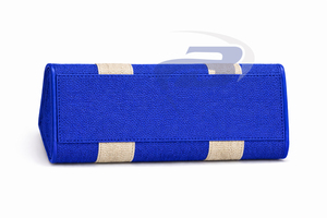 Bolso Tote de Yute Resistente al Agua con Cremallera y Letras Griegas Elegantes para Miembros de la Hermandad Zeta Phi Beta (ZPB) - Product Image 3