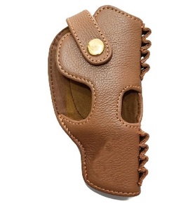 Tactical Leather <b>Gun</b> Holster Universal Fit Quick Release Design Durable Construction for Outdoor Use - Product Image 5