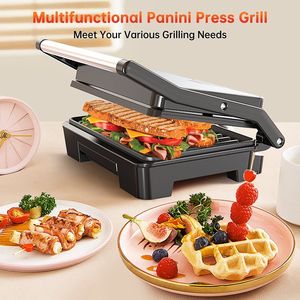 Panino antiaderente in acciaio inossidabile a 2 fette con gocciolatoio rimovibile per bistecca di qualsiasi spessore - Product Image 5