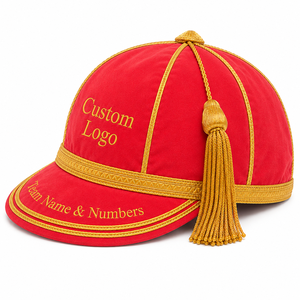 Solid Velvet Adjustable Unisex Presentation Cap Metallic Trim Detailing Luxury Honors <b>Hat</b> Celebration Trophy <b>Display</b> Memorabilia - Product Image 2
