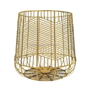 Bol en métal fait main de luxe, décoration d'intérieur de designer haut de gamme, décoration d'accent, panier en métal élégant personnalisé, fabriqué par Zahid Exports en Inde - Product Image 2