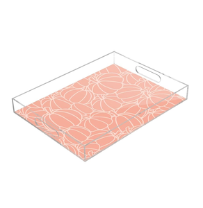 Trending Christmas Printed Acrylic Serving Storage Tray For Serving Beverages Snack Breakfast Organizer Platter For <b>Coffee</b> <b>Table</b> - Product Image 3