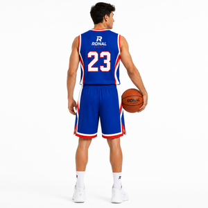 Uniforme de Baloncesto Multicolor, Ropa de Baloncesto Personalizada, Último Diseño, Uniforme de Baloncesto Personalizado de Calidad 100% Poliéster - Product Image 4
