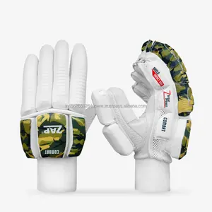 Guantes de cricket de doble capa ZAP Combat con cierre de velcro de liberación rápida altamente protectores y ventilados a la venta en India - Product Image 2