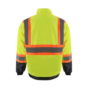 Chaquetas de Seguridad Reflectantes de Alta Visibilidad para Hombre, Chaqueta de Trabajo de Alta Visibilidad Bicolor para Hombre - Product Image 2