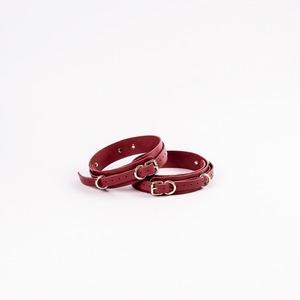 Meilleures ventes : Ensemble de jarretières de cuisse gothiques en cuir véritable avec sangles de harnais pour les jambes et boucle métallique personnalisée RTTS-0108 - Product Image 1
