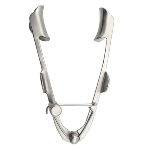 Spéculum ophtalmique Lester-Burch, mécanisme de verrouillage manuel réglable, lame de 16 mm, réutilisable, en acier inoxydable chirurgical - Product Image 2