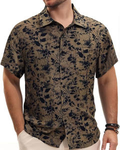 Camiseta Casual de Manga Corta para Hombre, de Color Sólido, Tejido de Punto de Algodón, Transpirable, Ligera, Personalizable OEM/ODM - Product Image 1