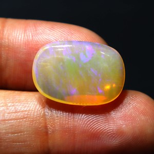 Ópalo Australiano Natural de 14 Quilates, Gema Suelta de Coober Pedy, Hermoso Ópalo Azul Fuego Hecho a Mano para Joyería - Product Image 5
