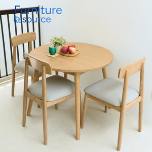 Mesa de comedor de madera moderna asequible-Mesa de comedor de madera elegante y duradera para configuración de comidas-Fabricación de muebles de Vietnam - Product Image 2