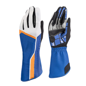 Made to Order Kart Racing <b>Gloves</b> with Breathable Backhand, Adjustable Wrist Fit, Private Label Branding and Export Supply - Product Image 1