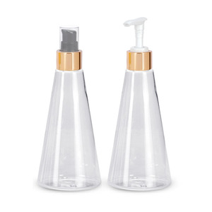 Botella de Plástico PET de Alta Calidad al por Mayor, 250 ml, Forma de Cono, Impresión de Serigrafía Personalizada, Estampado en Caliente, OEM, Grado Alimenticio, para Envasado de Cosméticos - Product Image 3