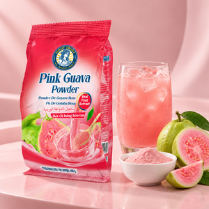 Vinut Trust <b>Pink</b> Guava <b>Powder</b> 400g Instant Soluble Real Fruit Extract Low Sugar Juice <b>Powder</b> - Product Image 4