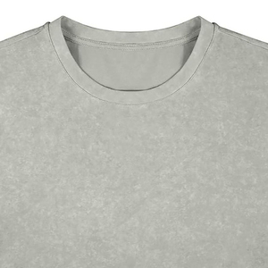 T-shirt en coton à manches courtes pour homme, coupe classique, col rond, couleur unie, jersey décontracté, respirant, séchage rapide, écologique - Product Image 3