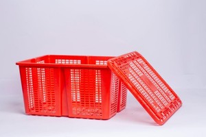 Durable <b>Plastic</b> Storage <b>Baskets</b> with Lids for Home and Office Organization - Product Image 3